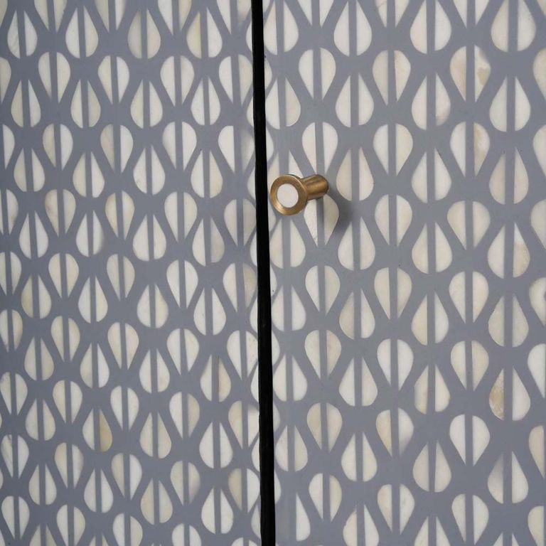 Burgess Sideboard - Grey Bone Inlay - 3 Door - Medium - 150cm