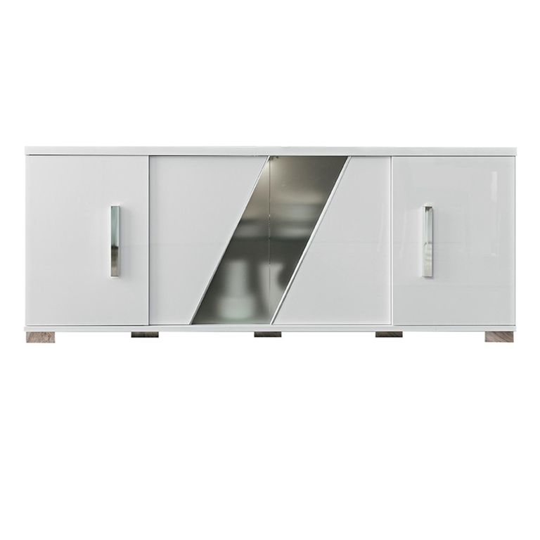 Lisa Extra Large Buffet Sideboard - 4 Door - White
