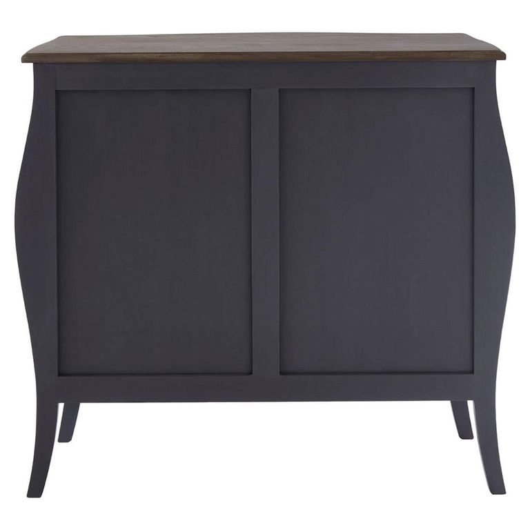 Loire Sideboard - 2 Door - Small - Dark Grey - 90cm