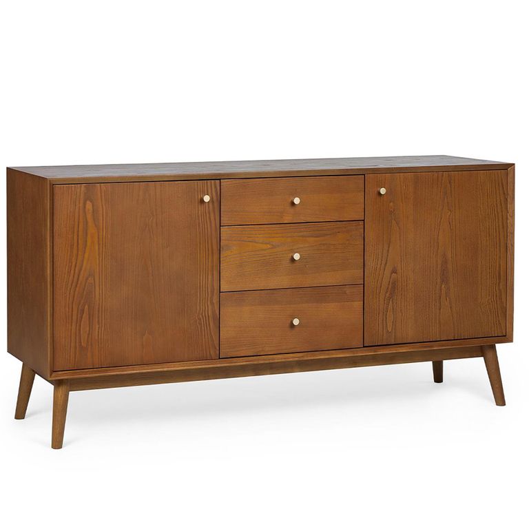 Lowry Sideboard - 150cm - Medium - 2 Door - Cherry Wood - Retro Style