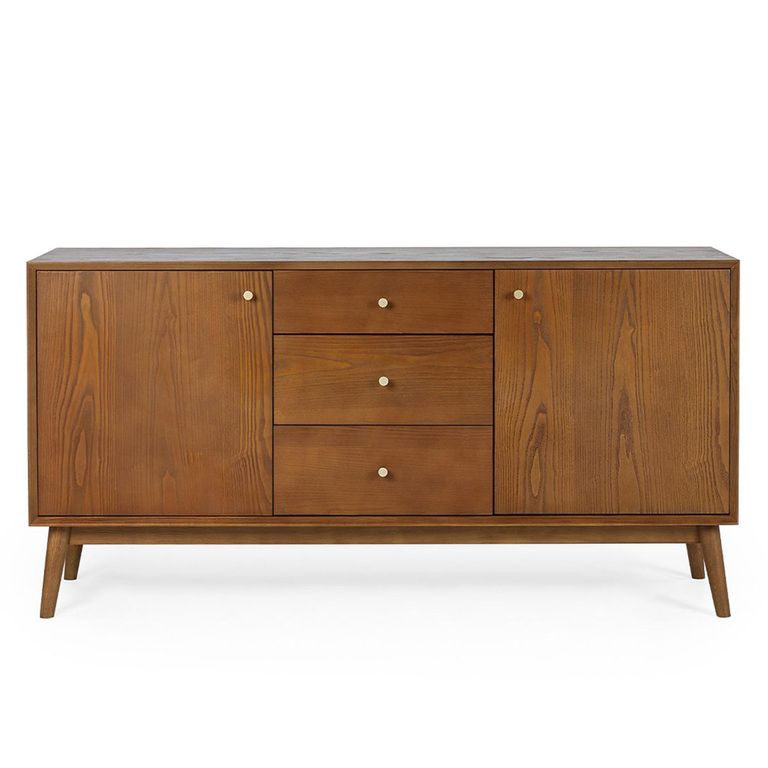 Lowry Sideboard - 150cm - Medium - 2 Door - Cherry Wood - Retro Style