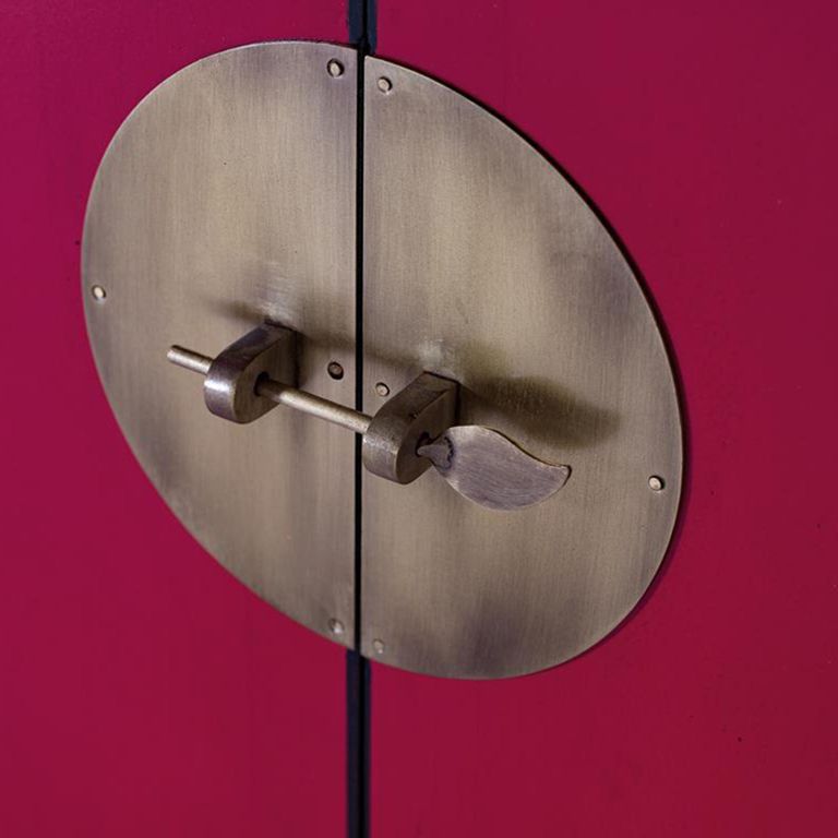 Lubesh Sideboard - Red Mango Wood - 4 Door - Extra Large - 180cm