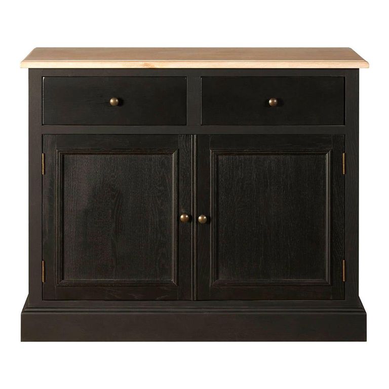 Lyon Sideboard - Small - 2 Door - Black Oak - 102cm