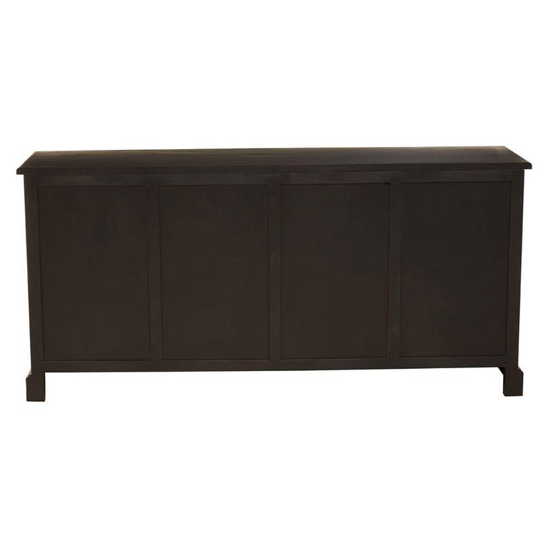 Lyon Sideboard - Extra Large - 4 Door - Black Oak - 180cm