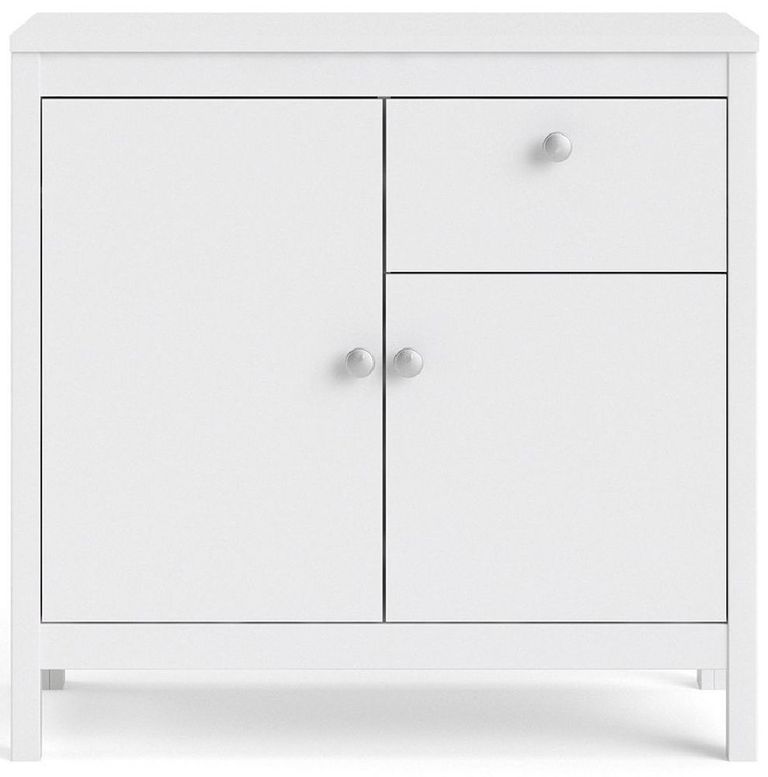 Madrid White 2 Door Small Sideboard