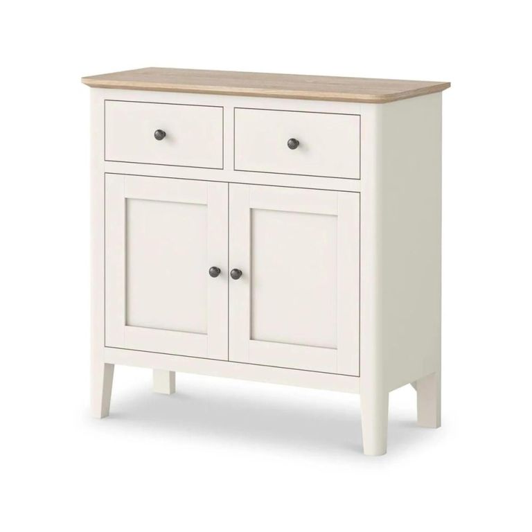 Marlow Small Sideboard - 75cm - 2 Door - White