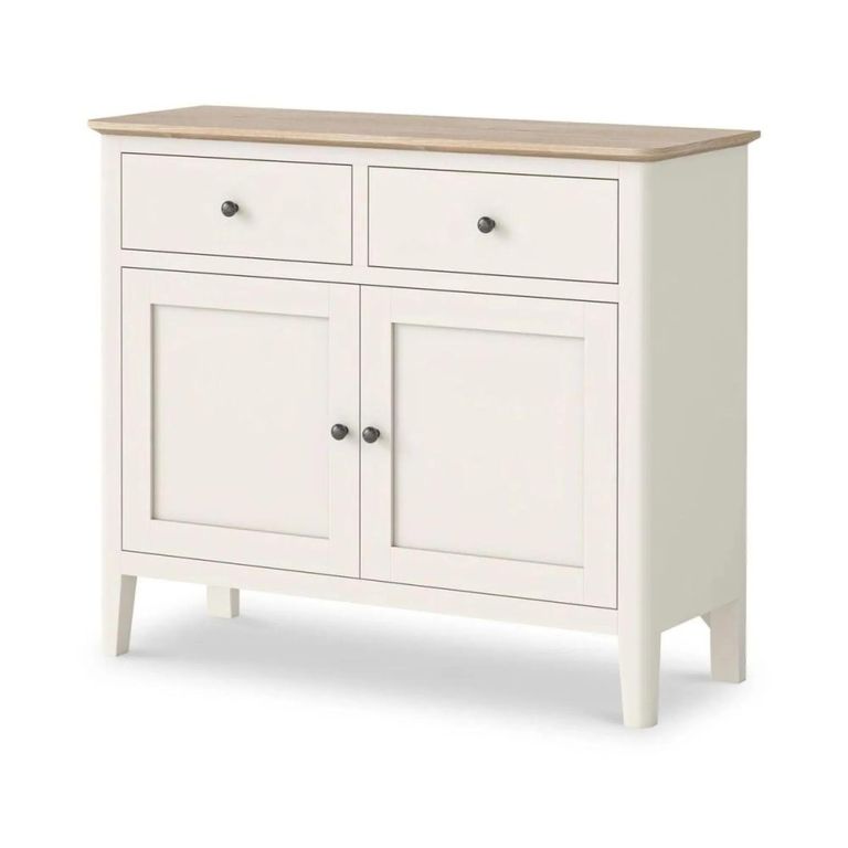 Marlow Small Sideboard - 95cm - 2 Door - White