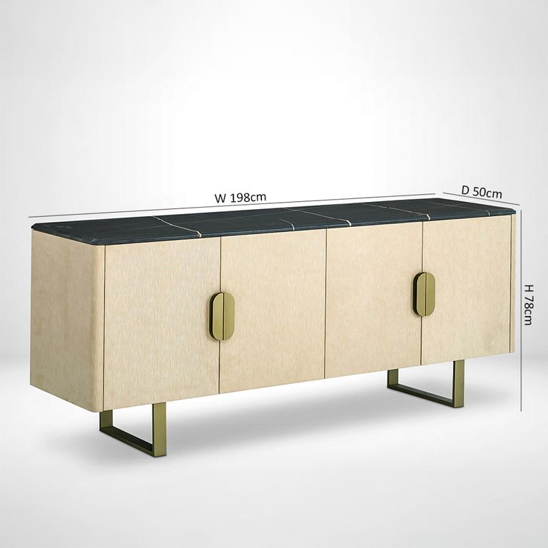 Marylin Buffet - Marble - Variation Available