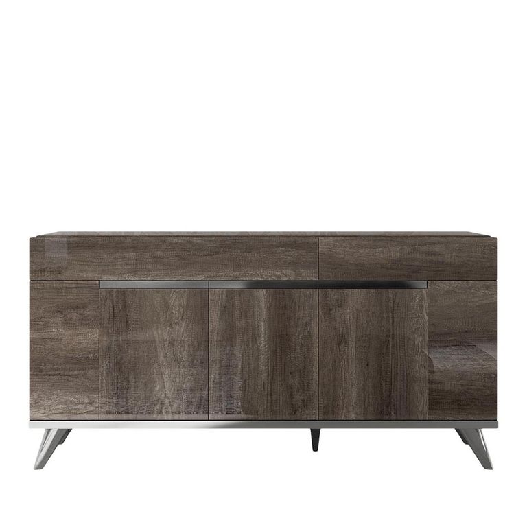 Modern Medea Large Buffet Sideboard - 165cm - 3 Doors - Vintage Oak