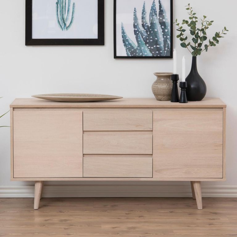 Nagano Medium Sideboard - 2 Door - 150cm - White Oak