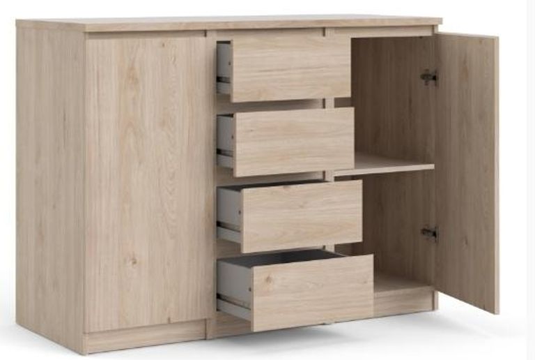 Naia Oak Effect 2 Door Small Sideboard