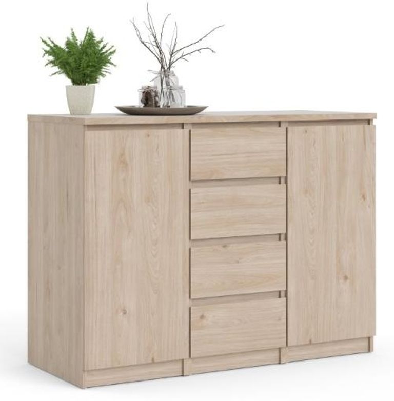 Naia Oak Effect 2 Door Small Sideboard