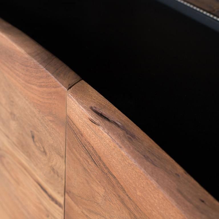 Niarada Highboard - Acacia Wood - 4 Door - Tall