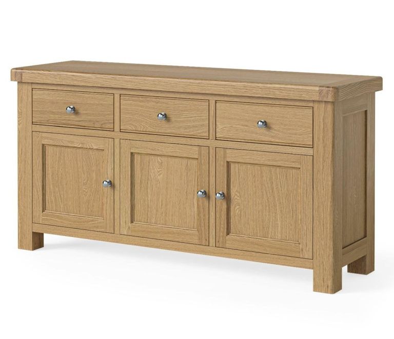 Normandy Sideboard - 3 Door Large - 166cm - Oak