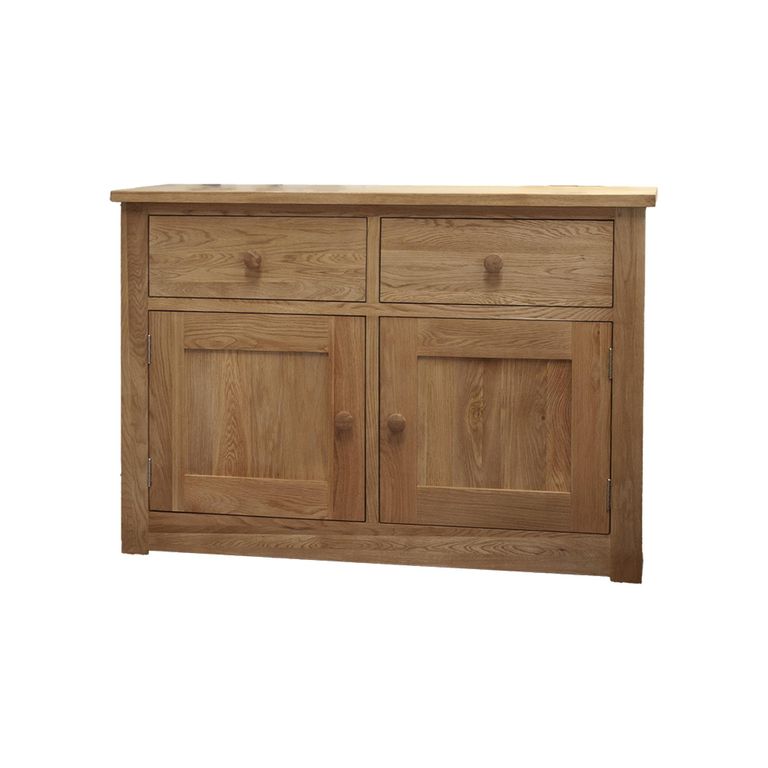 Torino Sideboard - 2 Door - Medium - 130cm - Oak