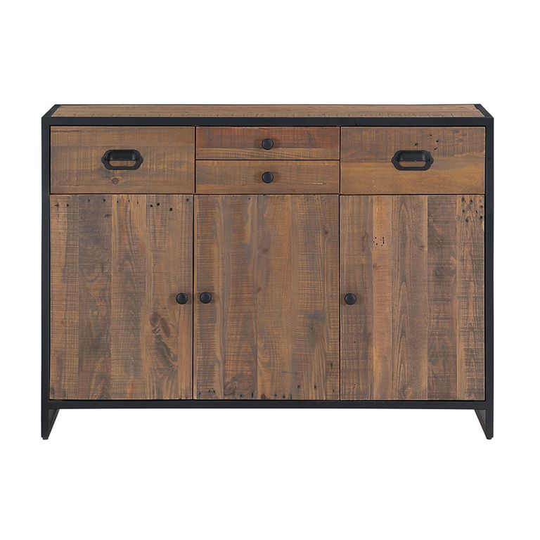 Ooki Reclaimed Wood Sideboard - Small - 3 Door