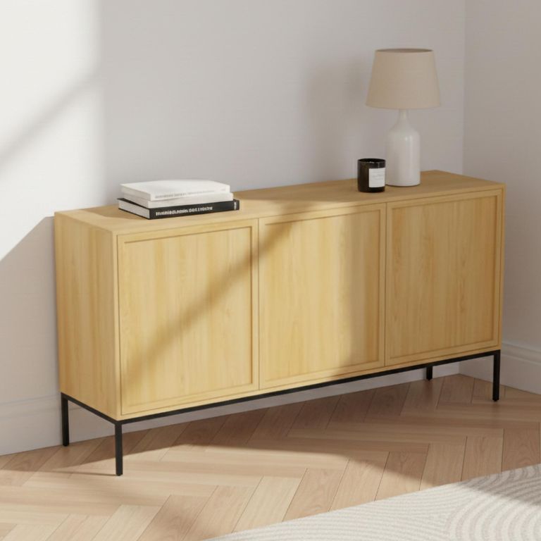 Palmdale Sideboard - 3 Door - Medium - 158cm - Oak