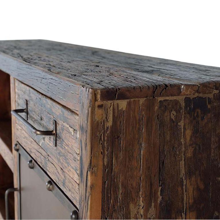 Pemberton Sideboard - Railway Wood - 2 Door - Extra Large - 180cm