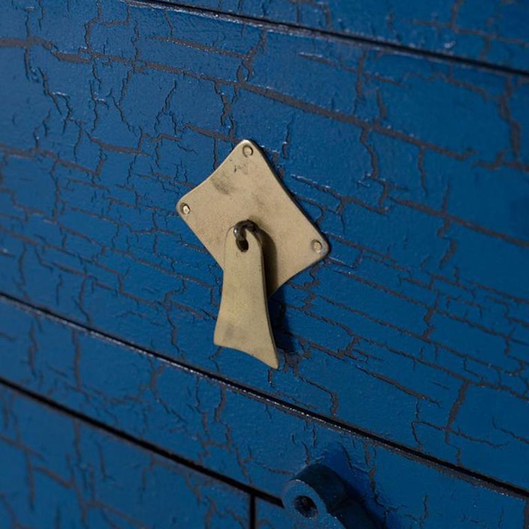 Pesaro Sideboard - Blue Mango Wood - 2 Door - Extra Large - 180cm