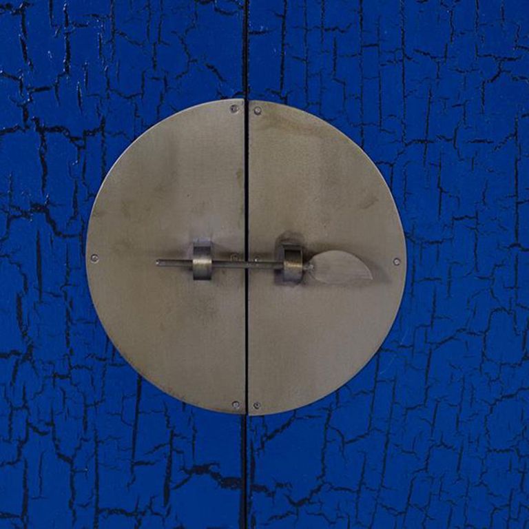 Pesaro Sideboard - Blue Mango Wood - 2 Door - Extra Large - 180cm