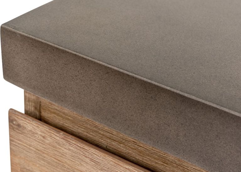Pimlico Acacia Wood and Concrete Top Small Sideboard