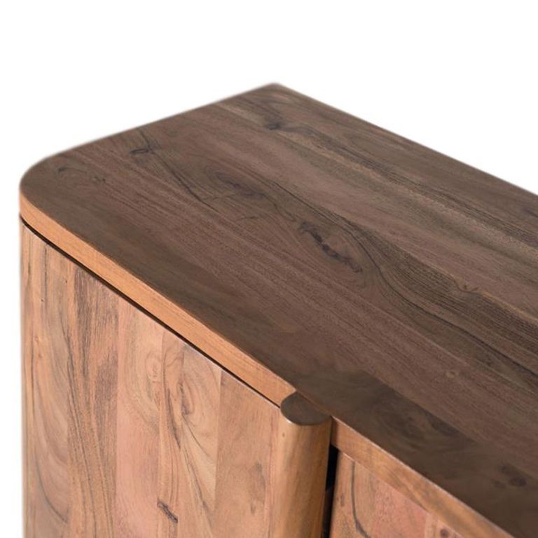 Ragusa Sideboard - Natural Acacia Wood - 4 Door - Large - 170cm