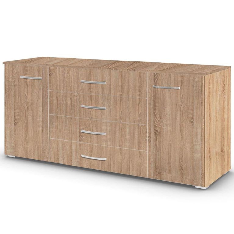 Aditio Large Sideboard - 160cm - 2 Door - Sonoma Oak
