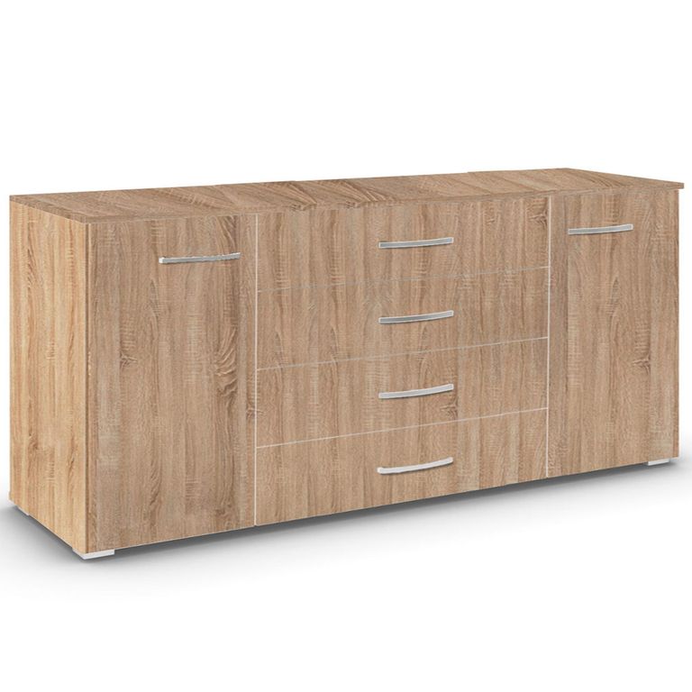 Aditio Large Sideboard - 160cm - 2 Door - Sonoma Oak