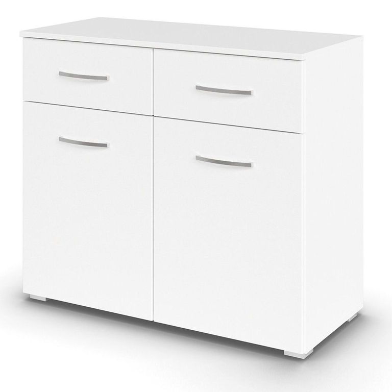 Rauch Aditio 2 Door Small Sideboard - 80cm - Alpine White