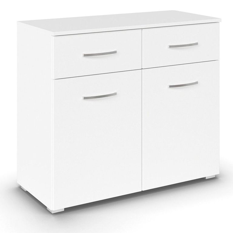 Rauch Aditio 2 Door Small Sideboard - 80cm - Alpine White