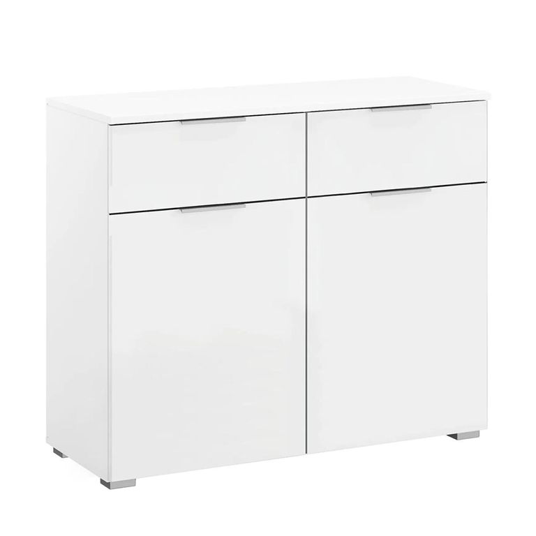 Rauch Alabama 2 Door Small Sideboard - 80cm - Alpine White