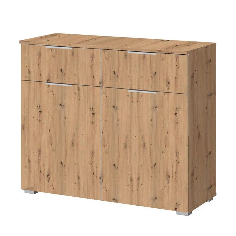 Rauch Alabama 2 Door Small Sideboard - 80cm - Artisan Oak