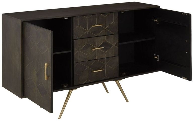 Sagor Sideboard - 2 Door - Medium - Mango Wood