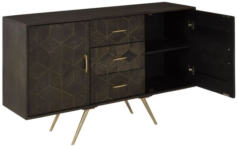 Sagor Sideboard - 2 Door - Medium - Mango Wood