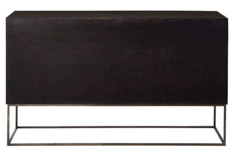 Saira Sideboard - Solid Mango Wood - Geometric - 4 Door - 150cm - Medium