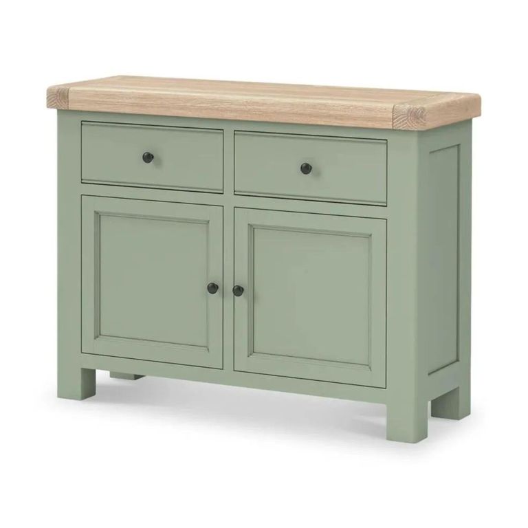 Salcombe Sideboard - 2 Door Small - 110cm - Sage Oak