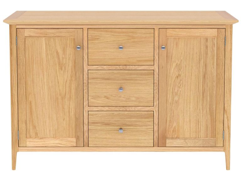 Selene Oak 120cm Small 2 Door Sideboard