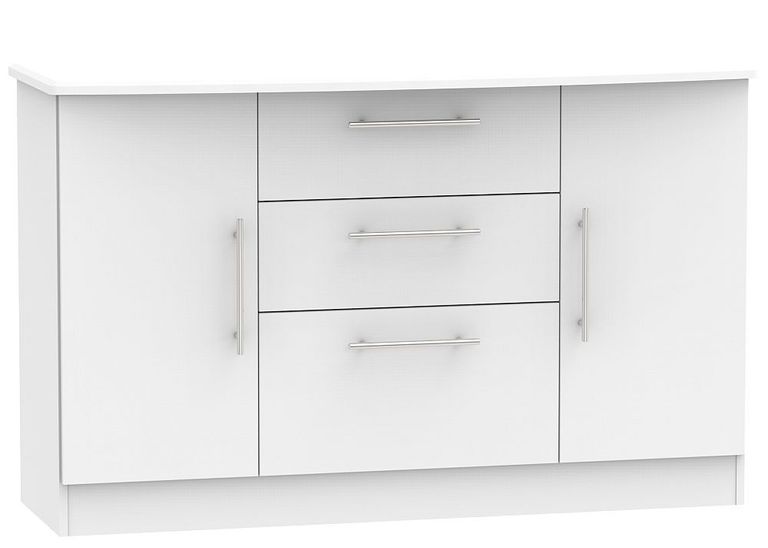 Sherwood Grey Medium Sideboard - 2 Doors