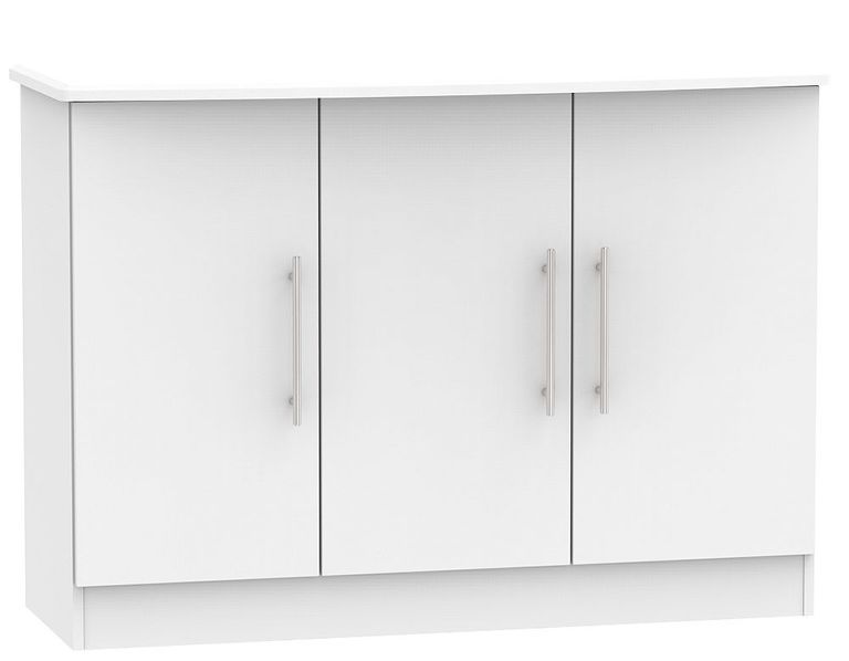 Sherwood Grey Small Sideboard - 3 Doors