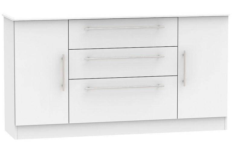 Sherwood Grey Wide Sideboard - 2 Doors
