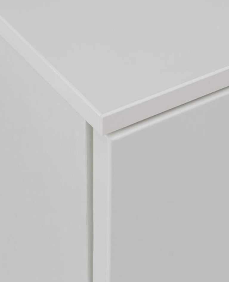 Sienna White Gloss 2 Door Large Sideboard