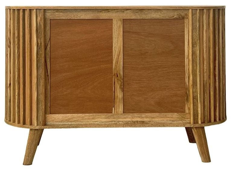 Slated Mango Wood Small Sideboard