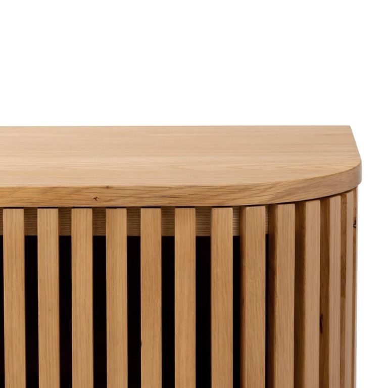 Soho Small Sideboard - 2 Door - Slatted - Oak