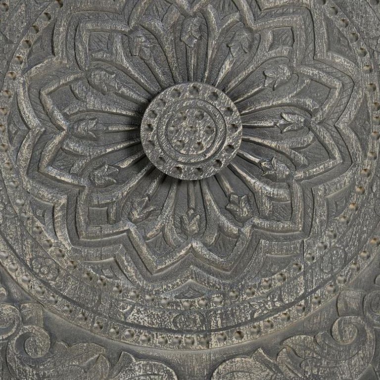 Spanish Sideboard - Grey Carved Mango Wood - 3 Door - Large - 172cm