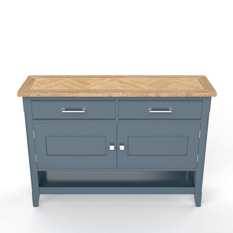 Signature Blue Sideboard - 120cm - 2 Door - Small