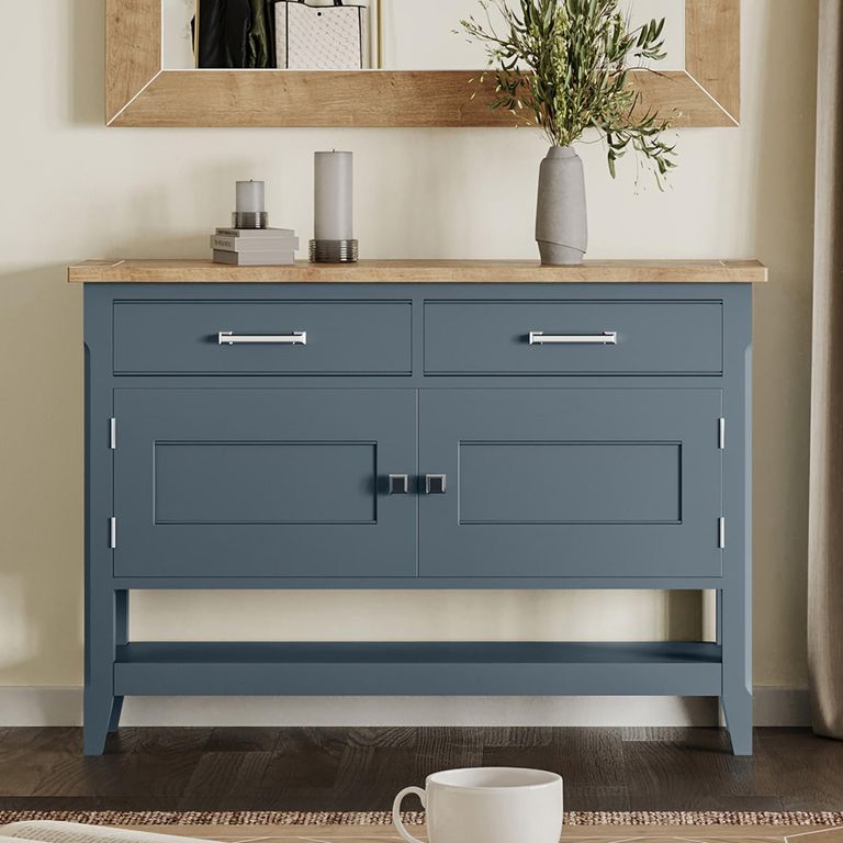 Signature Blue Sideboard - 120cm - 2 Door - Small