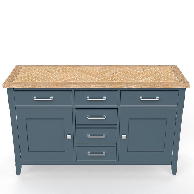 Signature Blue Sideboard - 140cm - 2 Door - Medium