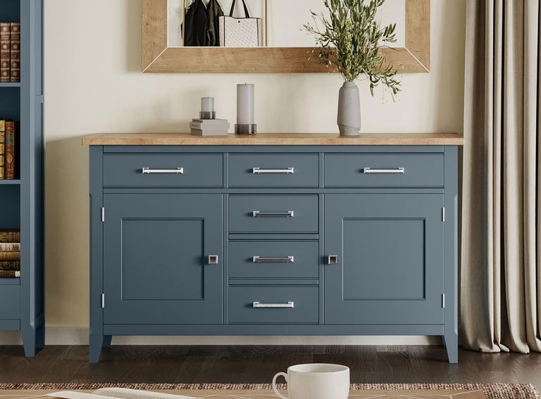 Signature Blue Sideboard - 140cm - 2 Door - Medium