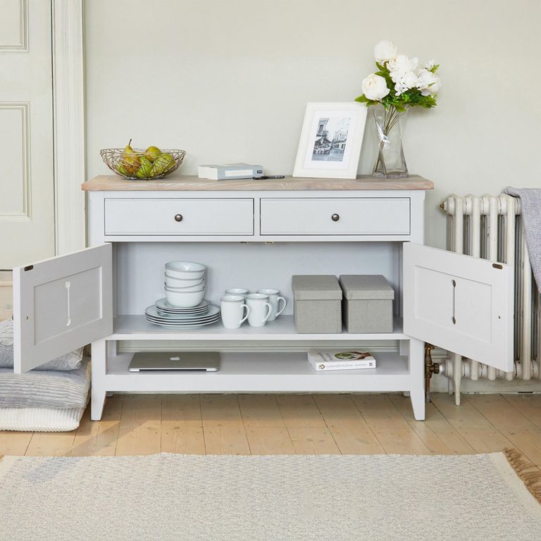 Signature Grey Painted Sideboard - 2 Door - 2 Drawer