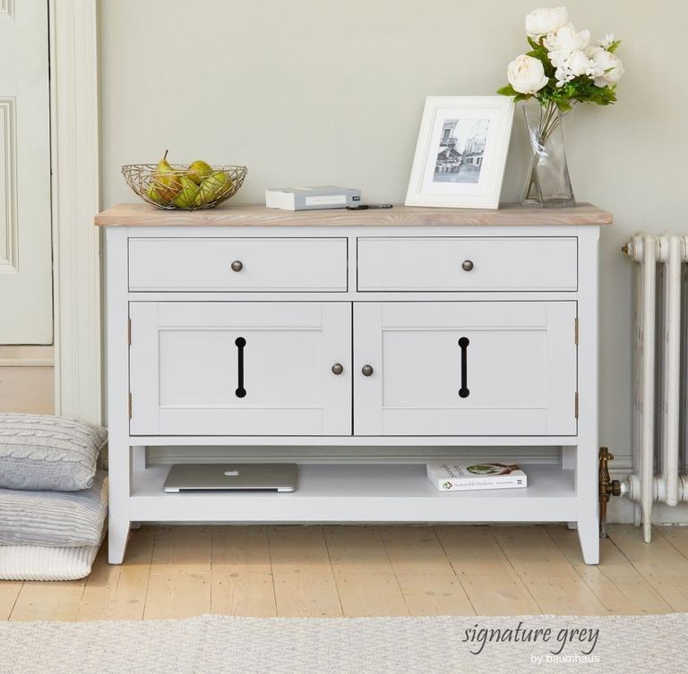 Signature Grey Painted Sideboard - 2 Door - 2 Drawer